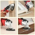 thumbnail image 6 of SPEEDWOX 30 Pcs Hook and Loop Triangle Sandpaper 60 Grit 80mm 3-1/8 Inches for Oscillating Multi Tool Detail Sander Sanding Discs Triangle Sanding Pads, 6 of 7