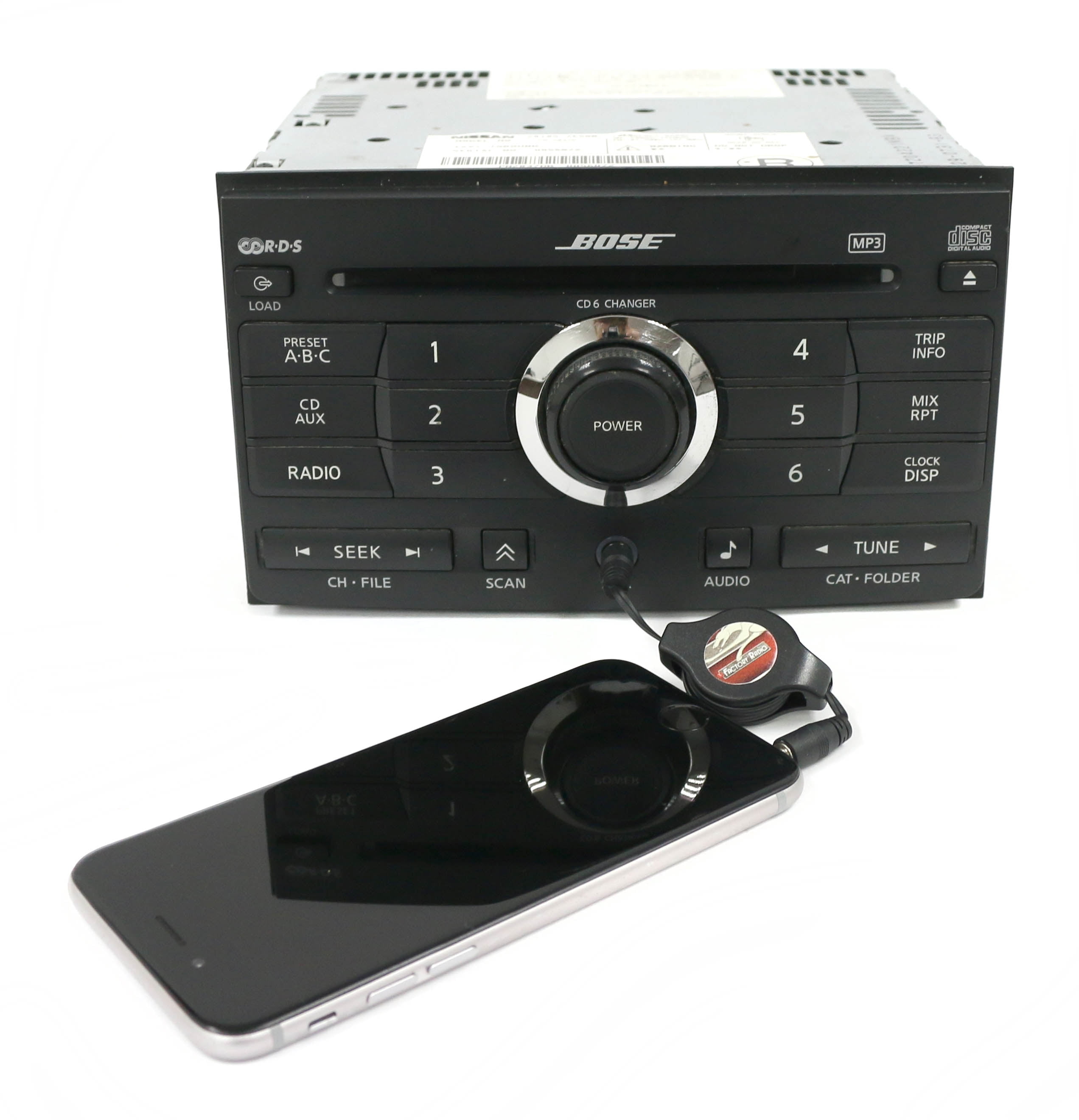 Restored 2008 Nissan Maxima Receiver AM FM 6 Disc CD Player w Aux 28185ZE50B (Refurbished)