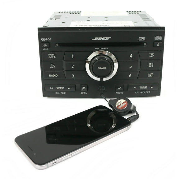 Restored 2008 Nissan Maxima Receiver AM FM 6 Disc CD Player w Aux 28185ZE50B (Refurbished)
