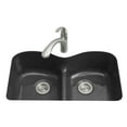 thumbnail image 5 of Kohler K-6626-6U Langlade 33" Double Basin Under-Mount Enameled Cast-Iron Kitchen Sink -, 5 of 7