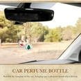 thumbnail image 5 of 50 Pcs Hanging Car Air Freshener Diffuser Bottles Empty Glass Perfume Bottle Pendant for Essential Oil Fragrance Aromatherapy Ornament (Clear,Christmas) Clear, 5 of 6
