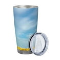 thumbnail image 2 of KLL Blooming Sunflower Field Print 40oz Stainless Steel Insulated Car Cup with Spillproof Lid - Keep Your Drink Hot or Cold on the Go-Straw Three-piece Set, 2 of 8