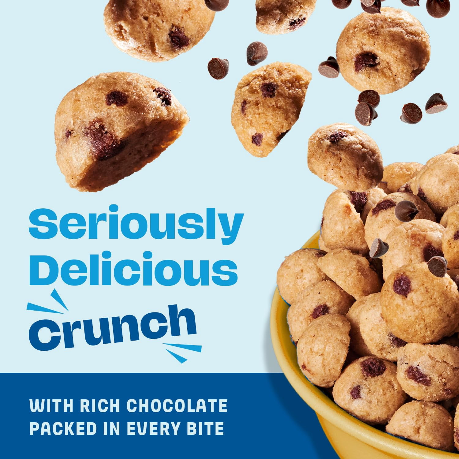 Gluten Free Partake Teeny Tiny Crunchy Chocolate Chip Cookies - Vegan - Free From the Top 9 Allergens - Non GMO - Safe School & Office Snack (2 Pack, 12oz Bags)