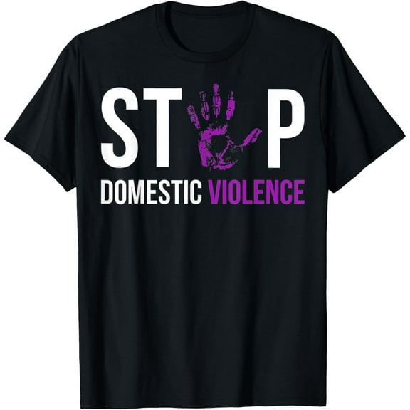 t-shirt Stop Domestic Violence Awareness Survivor Gift Design T-Shirt.
