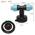 thumbnail image 1 of Connecteur Adaptateur de Réservoir Ibc à Filetage Grossier S60X6 pour Raccords Pe 20/25/32 mm, 1 of 5