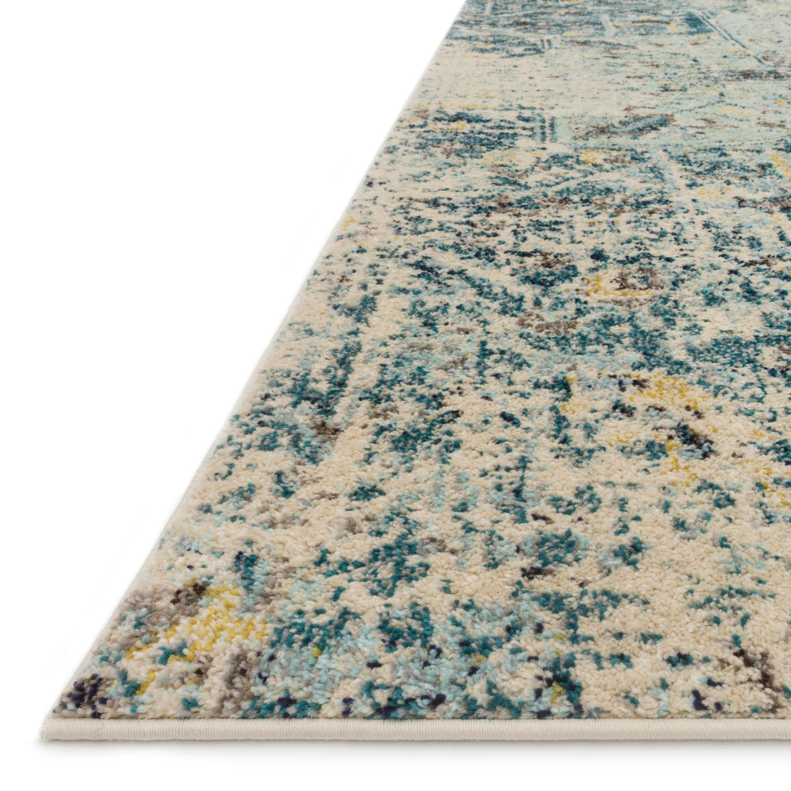 Loloi Nadia Abstract Aqua / Navy Area Rug