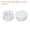 White, variant on Uxcell 6mm 1/4" Plastic Hole Plugs, Flush Type Round Hole Cover Snap in Locking Hole Tube, Black 60Pcs