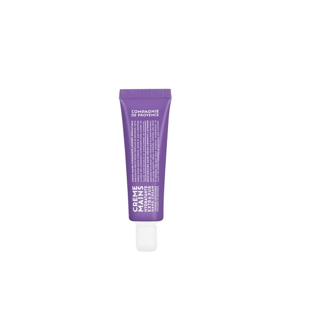 Compagnie de Provence Crema de manos de viaje extra pura - Lavanda aromática - Tubo de 1 fl oz