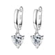 thumbnail image 2 of Pendientes de Circonita de Amor para Mujer, Anillo con Colgante de Corazón, Collar con Tres Piezas Separadas, 2 of 3