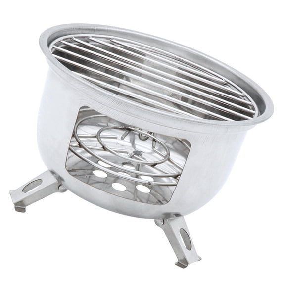 HEATSHAKING Camping Grill Stainless Steel 1 Set 6.0x6.0in