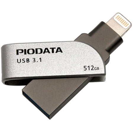 PioData iXflash 512GB Lightning and USB Type A Flash Drive for iPhone  iPad  Mac  and PC  Apple MFi Certified External Memory Stick External Storage Memory Photo Stick price history on PriceWatchPro