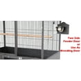 thumbnail image 3 of 36" X-LARGE Deluxe Single Stacker Breeding Breeder Bird Parrot Rolling Cage 1/2" Bar Spacing African Grey Small Quaker Amazon Cockatiels Sun Parakeet Green Cheek Conure Dove Lovebird Budgies, 3 of 5