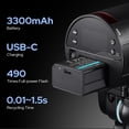 thumbnail image 3 of Flash de bolsillo Flashpoint XPLOR 100 Pro II R2 TTL 100 W, 3 of 9