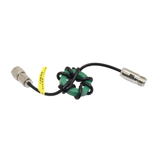 guohui Shortwave Choke 1.8-54MHz Universal Portable Anti Interference Easy Installation Green 200W
