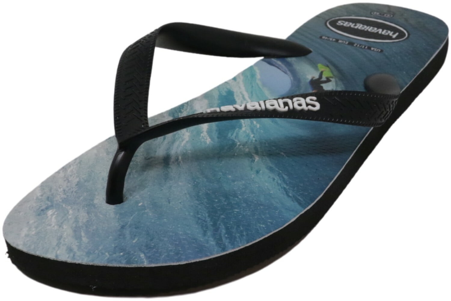 Havaianas Men's Top Photoprint Black / Blue Sandal - 12 M - Walmart.com