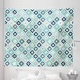 thumbnail image 1 of Colorful Tapestry, Dots Doodle Rhombus Diamond Shapes Colorful Geometrical Pattern Art, Fabric Wall Hanging Decor for Bedroom Living Room Dorm, 5 Sizes, Multicolor Turquoise, by Ambesonne, 1 of 1