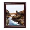 thumbnail image 4 of ArtToFrames 4" x 37" Cherry Stain with Gold Beads Picture Frame, 4x37 inch Red Wood Poster Frame (WOM-4140), 4 of 7