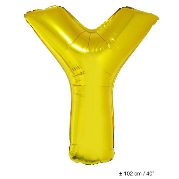 Balloon-Foil-Letter Y-40"-Gld