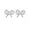 A-Silver, variant on Solid 925 Sterling Silver Bow Stud Earrings for Women Teens Ribbon Stud Earrings Bowknot