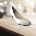 thumbnail image 4 of 3pcs Transparent Acrylic Shoe Store Display Stands High-heeled Shoes Display Racks, 4 of 8