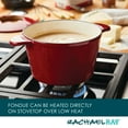 thumbnail image 2 of Rachael Ray Cast Iron Fondue Pot Set, 1.5 Quart, Red, 2 of 11