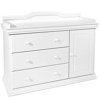 Delta - Lauren Combo Dresser and Changing Table, White