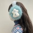 thumbnail image 1 of Fashion Little Snowman Winter Earmuffs Soft Cashmere Cold Protection Ear Cover Comfy Fur Ear Warmers Outdoor, 1 of 6