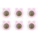 thumbnail image 1 of Bolas Hierba Gatera JShteea para Gatos Juguete Reemplazable Con Forma Cabeza Perro 6 Uds rosa, 1 of 5