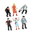 thumbnail image 4 of 6 Piezas Figuras en Miniatura Modelos Decorativos Adornos Diorama Manualidades Arquitectura Pequeñas de Resina Adecuadas para Decoración de, 4 of 9