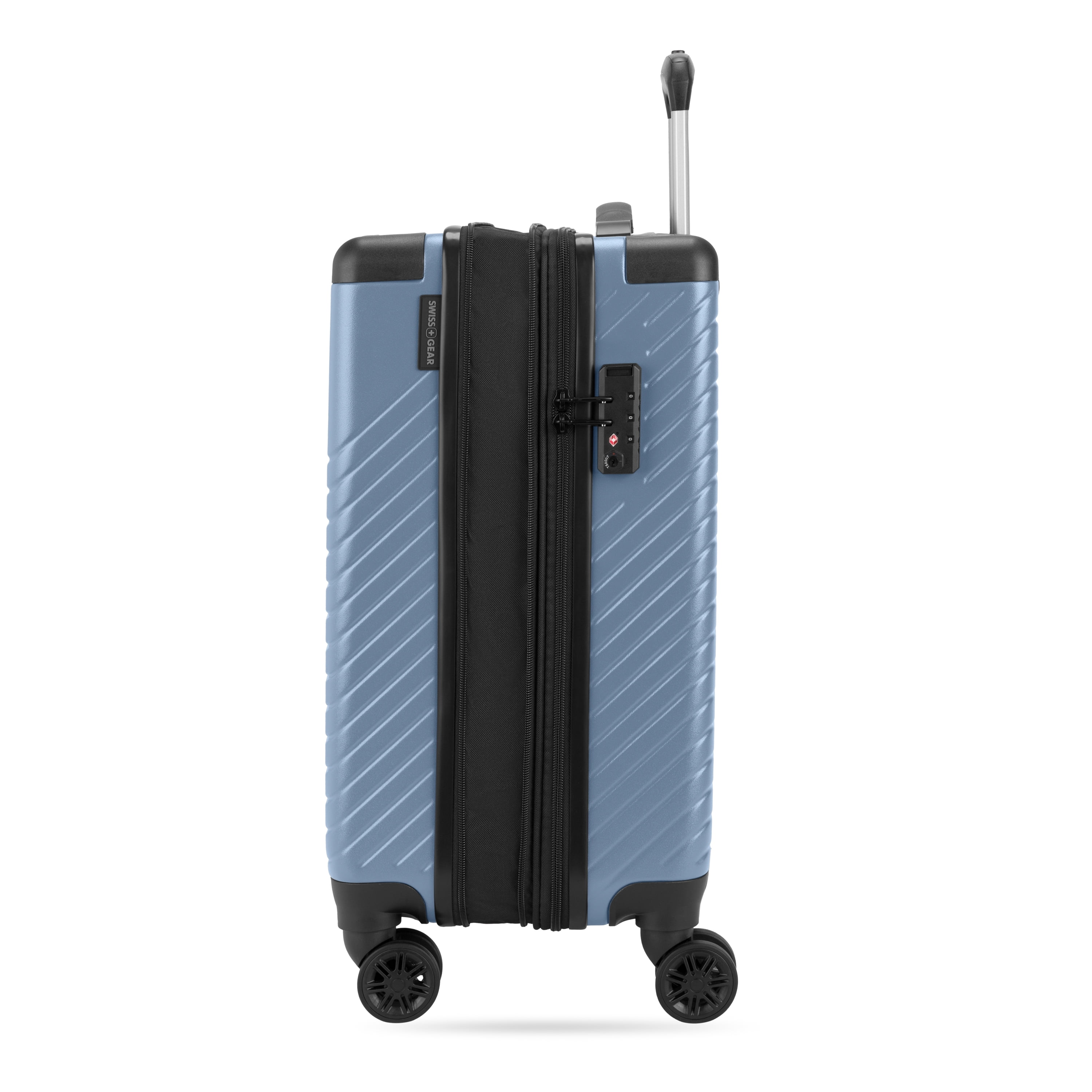 SWISSGEAR Edge Hardside Carry-On Spinner, Slate Blue
