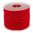 thumbnail image 1 of CHUANK 20 Yards Velvet Ribbon Spool Available in Many Colors 10mm/0.4inch Wide, 1 of 6