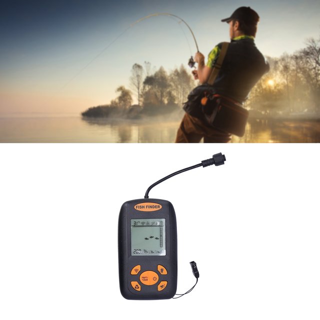 Fish Detector, Fish And Fish School Alarm Wide And Clear Lcd Display Kayak Fish Finders for Outdoor Activity for Boat Fishing Sea Fishing