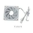 thumbnail image 2 of 120mm Case Fan ARGB Case Cooler Fan, 5V 3 Pin ARGB LED Cooling Case Fan, PWM Silent Computer Fan, Internal Fans Cable Management Silent Fan PWM Fan for CPU Cooler Radiator PC, 2 of 7