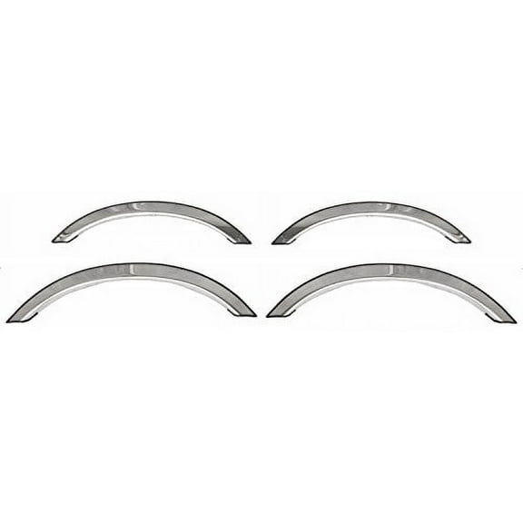 ICI DOD-032 Polished Stainless Steel Fender Trim