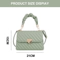 thumbnail image 2 of El bolso de moda de cuero artificial plisado bolso de hombro tipo bandolera es popular este año., 2 of 6