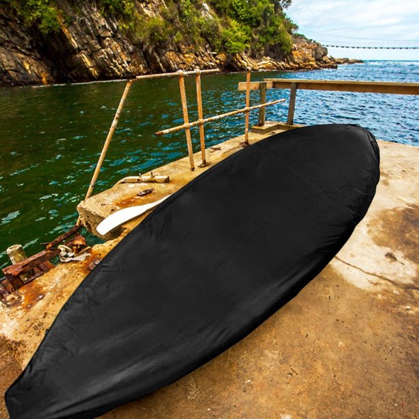 unbranded Protector Para Kayak De Material Oxford Negro Resistente A Sol Y Polvo Con De Almacenamiento