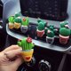 thumbnail image 5 of Scienceny Clips de coche para planta de simulación 3D, decoración de salida de aire acondicionado automático, ambientador de Perfume, fragancia de Type3 NO3, 5 of 6