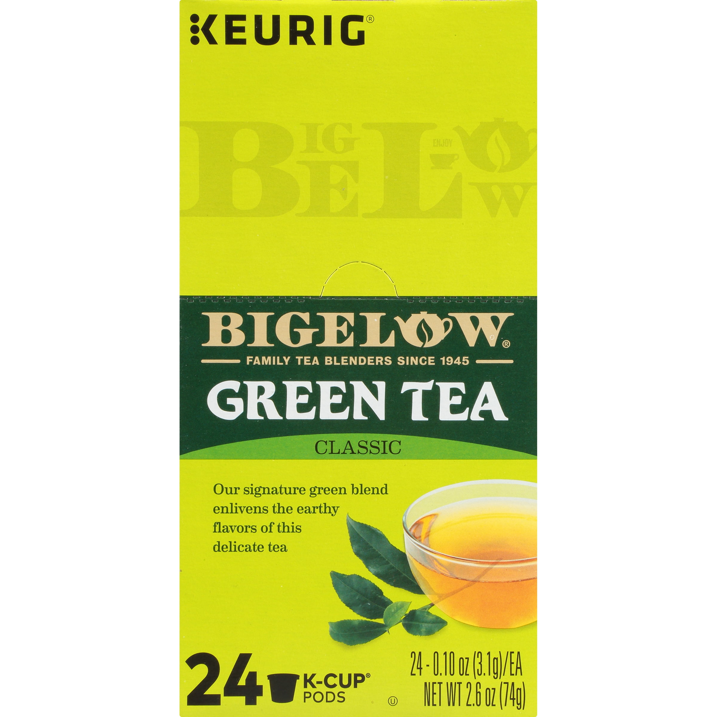 Bigelow Green Tea Keurig K-Cup Tea Pods, 24 - Walmart.com