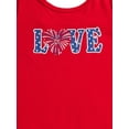 thumbnail image 2 of Fourth of July Girls Patriotic Americana Graphic Tank Top from Way To Celebrate, Sizes 4-18, 2 of 3