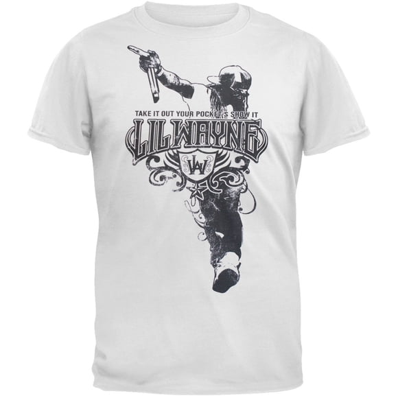 Lil Wayne - Show It White Adult T-Shirt