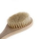thumbnail image 2 of Cepillo de ducha de baño de madera de mango largo | Cepillo exfoliante corporal de cerdas naturales para el lavado de espalda | 25cm de longitud | Diámetro del cepillo de 9 cm | Herramienta de, 2 of 2