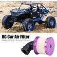 thumbnail image 4 of Filtro de aire de aleación de aluminio de apertura con esponja para coche RC 1/10 para camión HSP 94122/188 (morado), 4 of 5