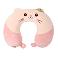 thumbnail image 1 of Almohada De Viaje Cuello Gato Belug, Rosa, 1 of 5