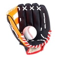 thumbnail image 3 of Tignapoo Durable Black and Orange 11.5-Inch Baseball Glove - Perfect for All Baseball Enthusiasts, Comfortable Leather Design with Finger Partition for Optimal Ball Control, 3 of 6