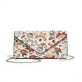 thumbnail image 7 of TSOVTHRID Bohemia Floral Beige Print Evening Bag Clutch Purses for Women Ladies Party Handbag Wedding Bag with Detachable Chain Elegant Leather Purse for Cocktail Prom, 7 of 7