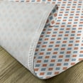 thumbnail image 5 of Ambesonne Modern Place Mats Set of 4, Colored Rhombs Borders, Standard Size, White Seafoam and Coral, 5 of 6