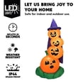 thumbnail image 3 of Inflable de Halloween Joiedomi 6 pies Calabazas Apiladas con Luces LED, 3 of 3