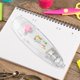 thumbnail image 4 of DIY encaje decoración cinta pluma corrección cinta rodillo pluma creativo patrón de dibujos animados, 4 of 6
