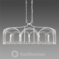 thumbnail image 1 of Golden Lighting 5815-LP FW 5 Light Linear Pendant in French - White, 1 of 1
