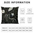 thumbnail image 5 of SHERONV Black and White Striped Sunflower Creative Yellow Decorative Throw Pillow Cover  Throw Pillow Case Cushion Cover Home Décor Sofa Decorative Pillow  20x20in, 5 of 5